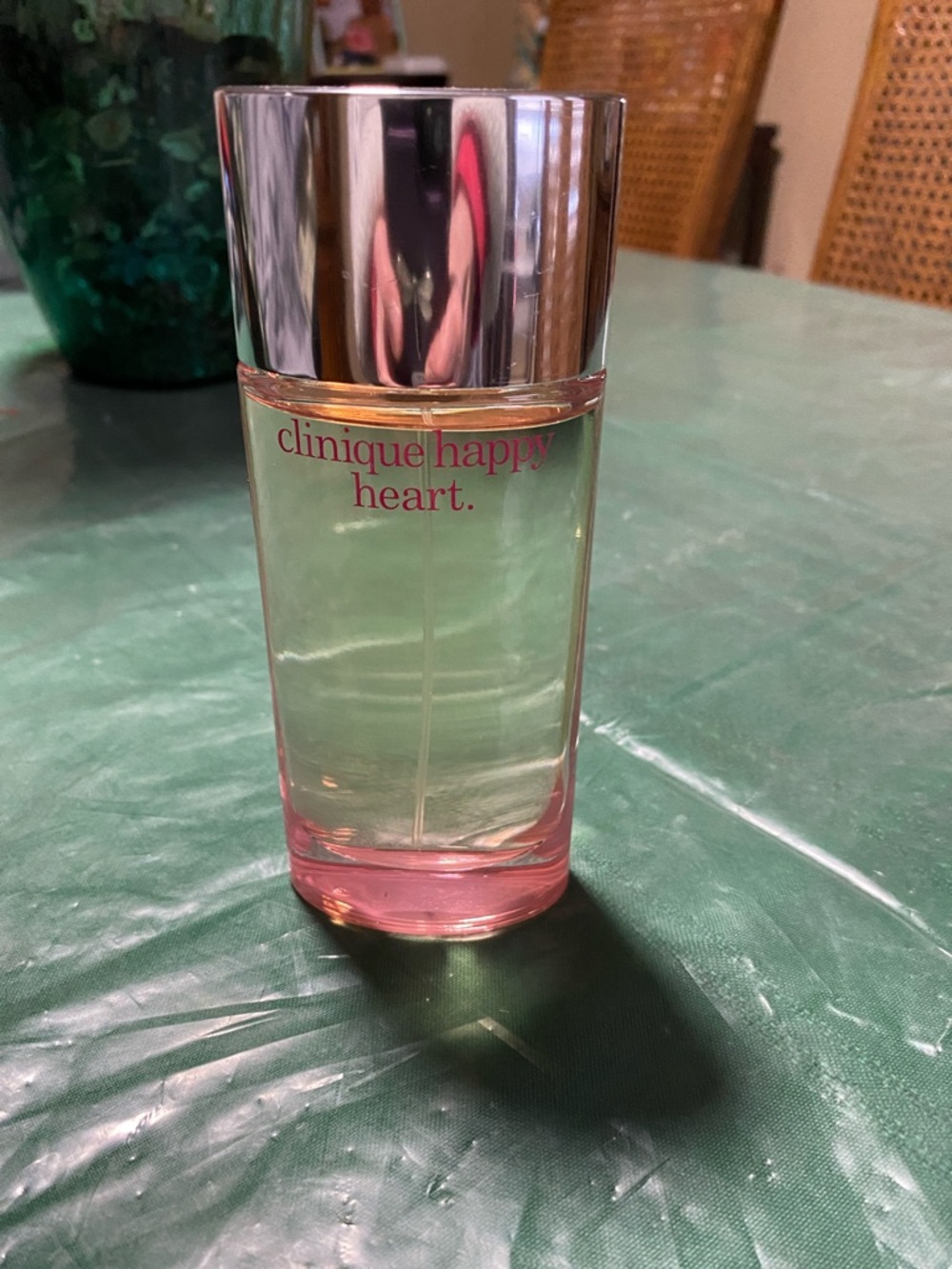 Clinique Happy Heart Eau de Parfum — Clear Bottle with Pink Accents